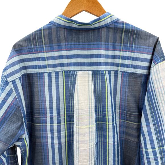 NWOT Tommy Bahama Men’s 100% Cotton Canberra Plaid Button Down Shirt Size XXL - Picture 5 of 11